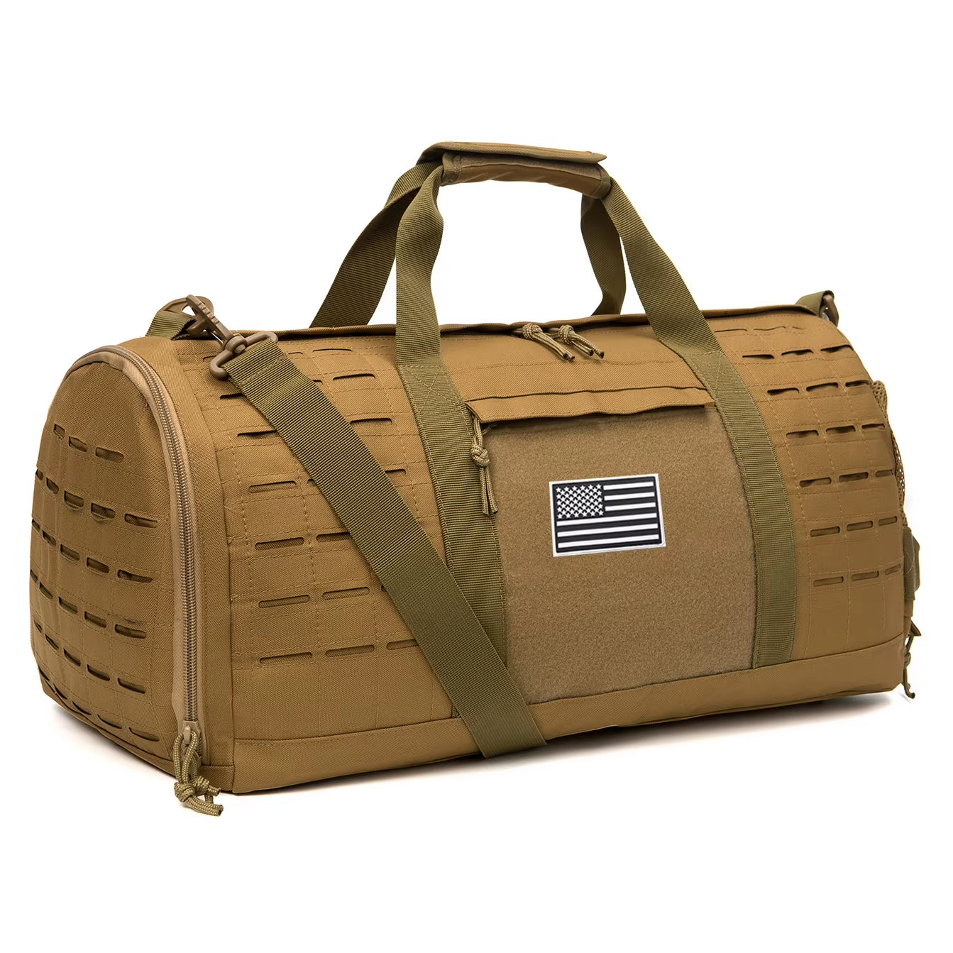 40L Sport Gym Bag Tactical Travel Duffle Bag for Men Fitness Training Bag with Shoe Basketball Outdoor Weekender Bags