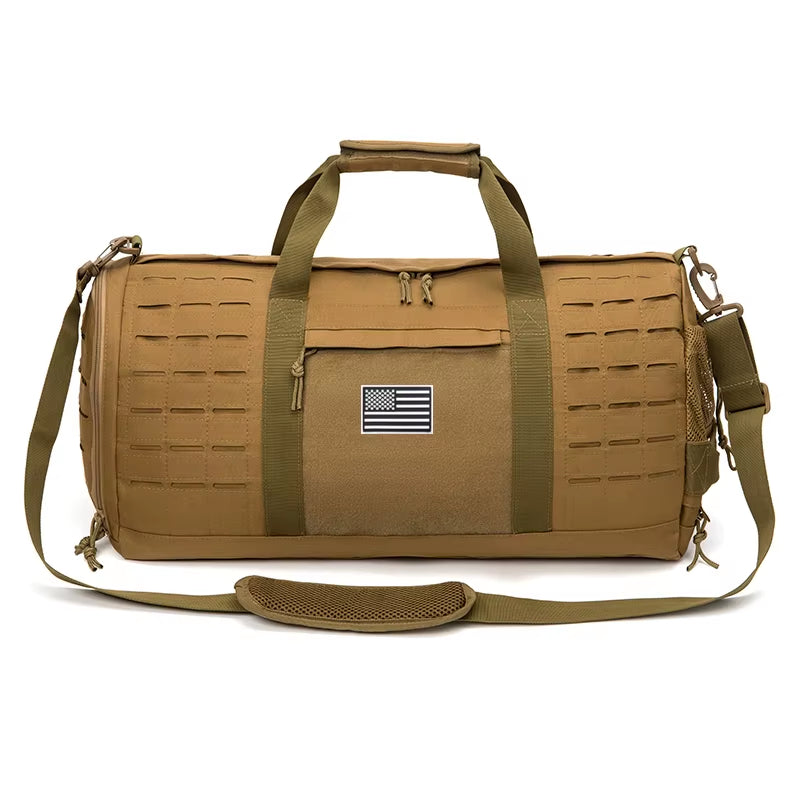 40L Sport Gym Bag Tactical Travel Duffle Bag for Men Fitness Training Bag with Shoe Basketball Outdoor Weekender Bags