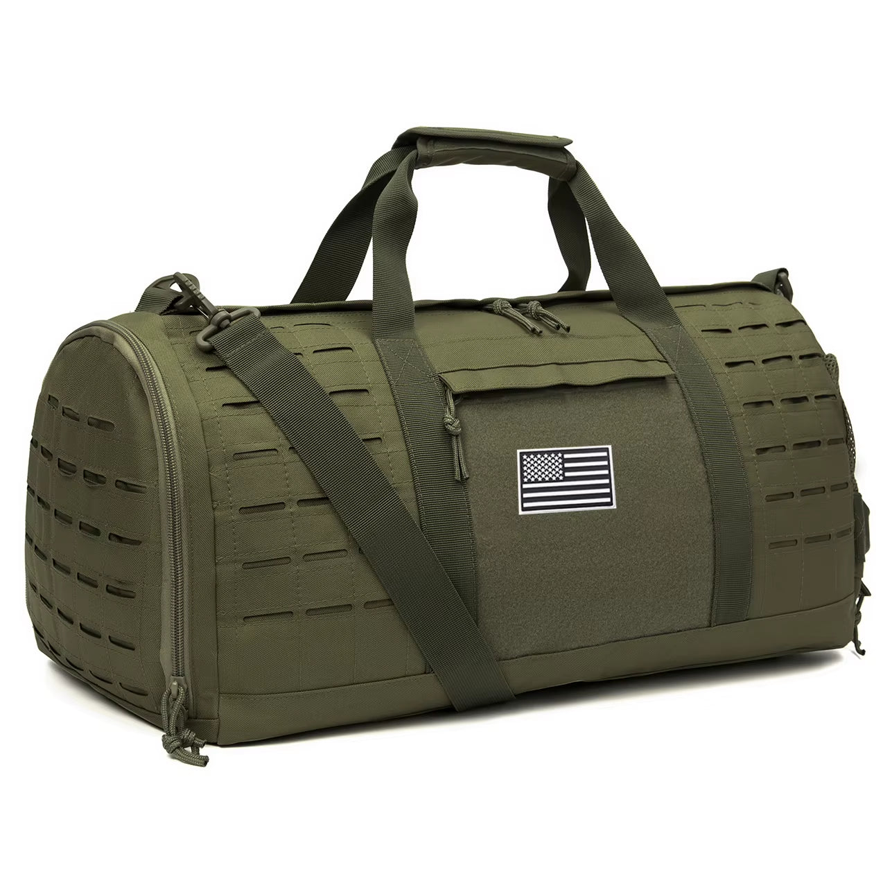 40L Sport Gym Bag Tactical Travel Duffle Bag for Men Fitness Training Bag with Shoe Basketball Outdoor Weekender Bags