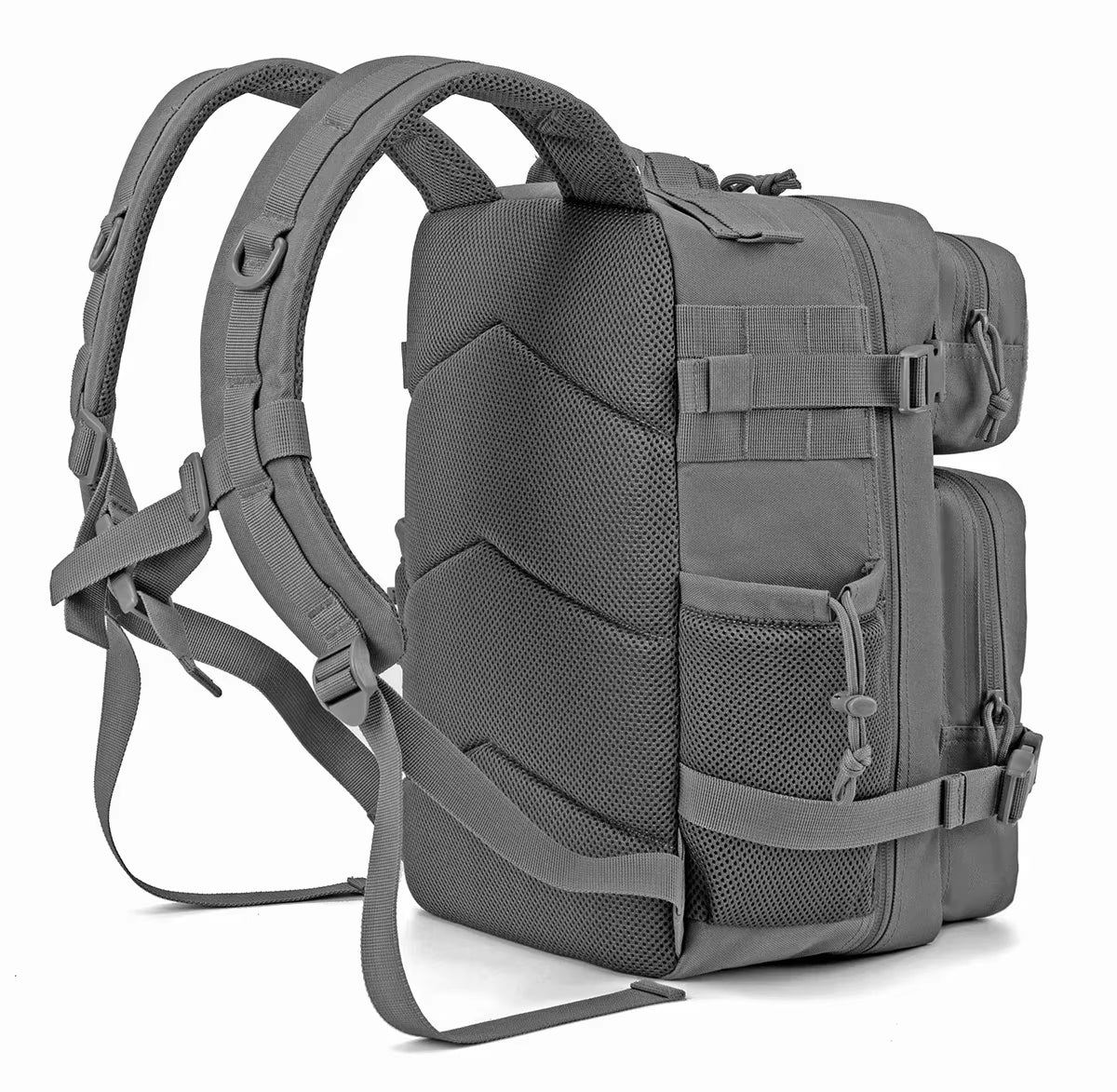 25/45L Women/Men Tactical Backpack School Bag Gym Rucksack Treeking with Dual Cup Holder Camping Equipment Back Pack